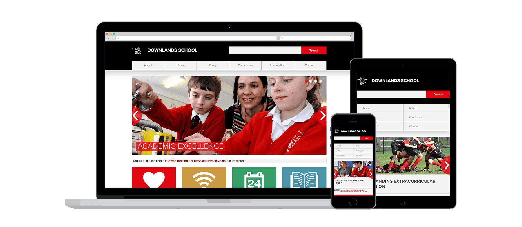 Downlands School project screenshot