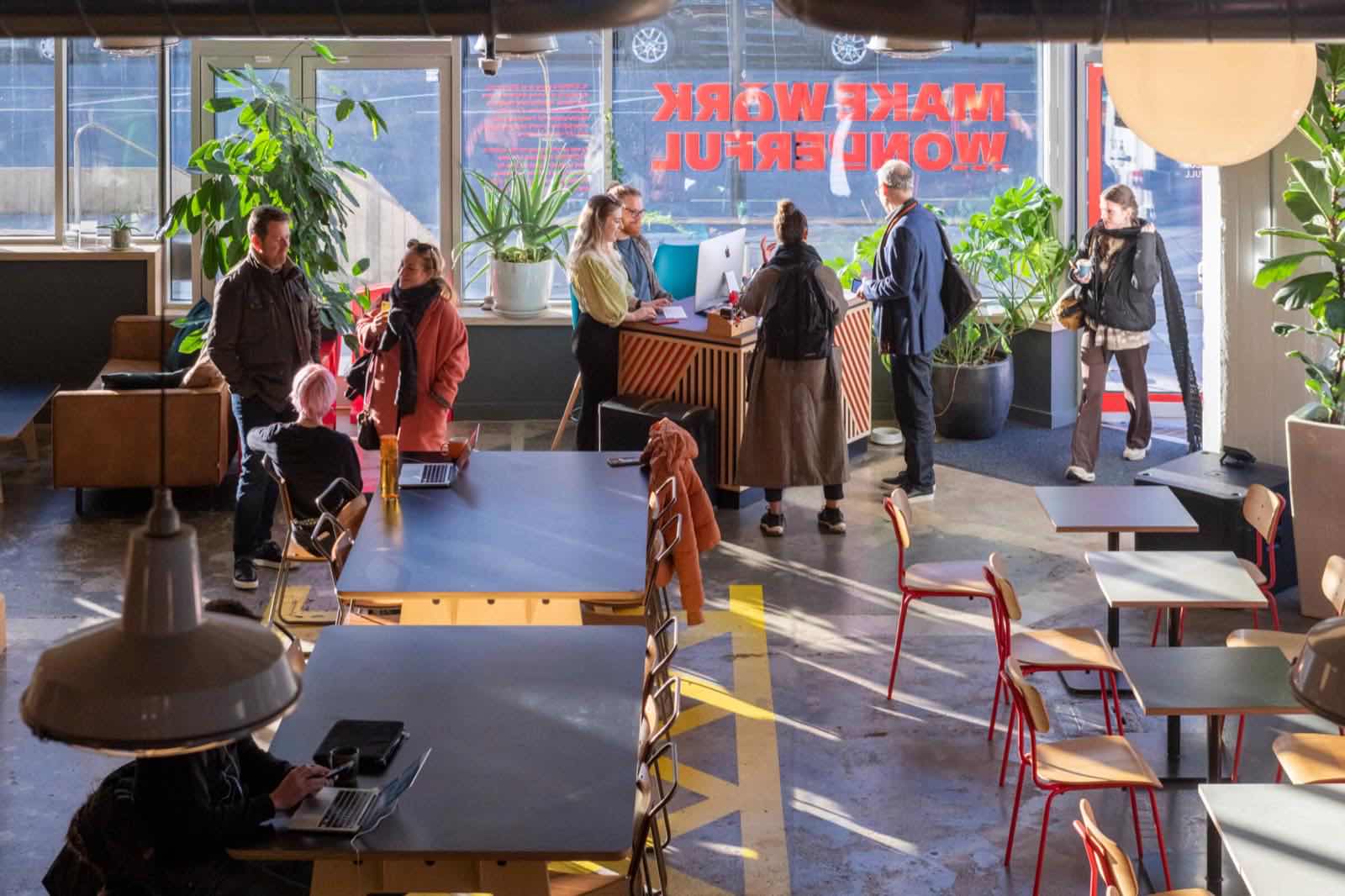 Platform9 co-working space at Hove Town Hall, where amillionmonkeys works