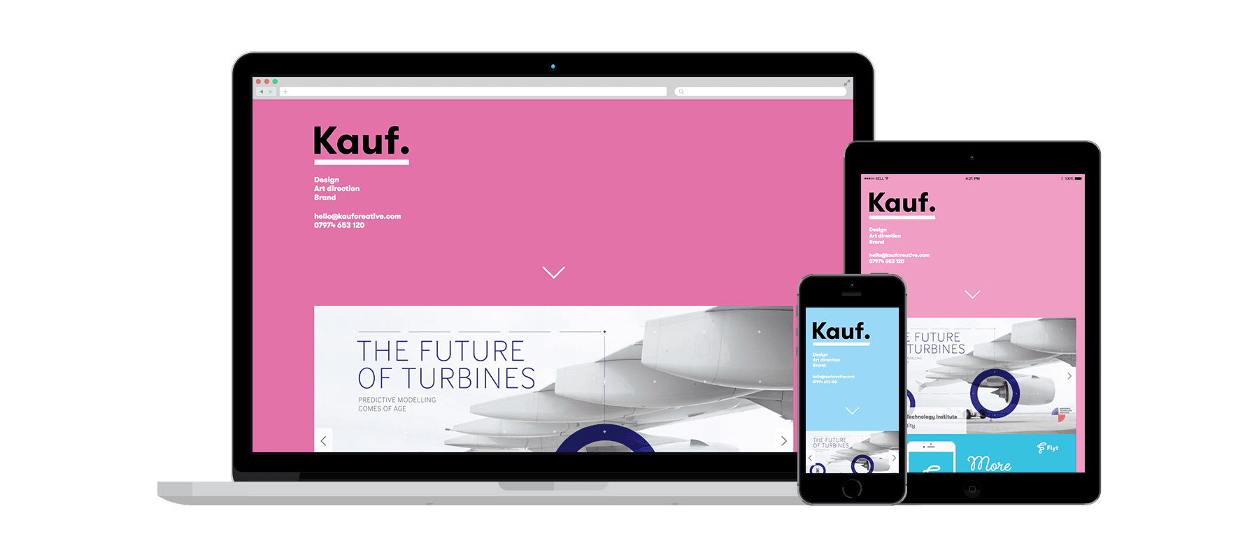 kauf creative project screenshot
