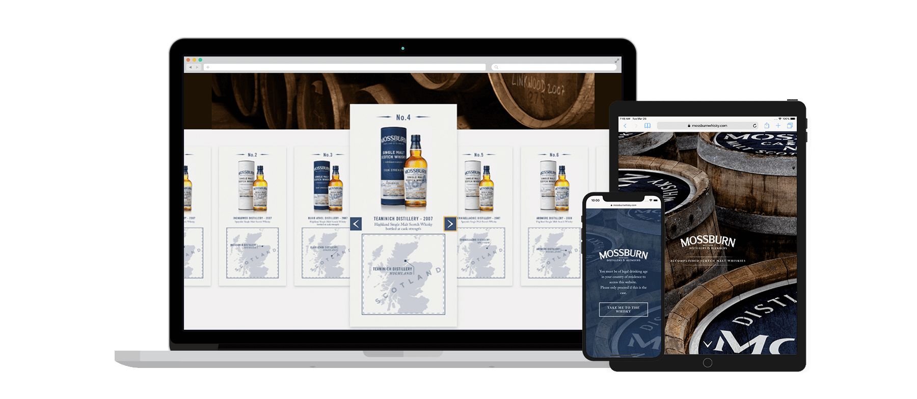 Mossburn Whiskeys project screenshot