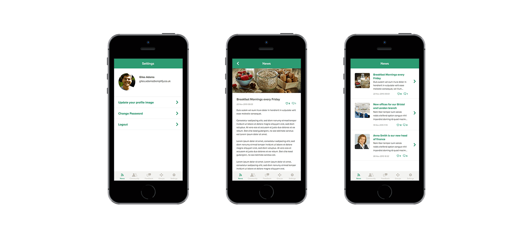 Pearson project screenshot