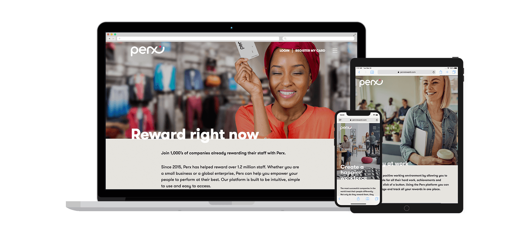 Perx Rewards project screenshot