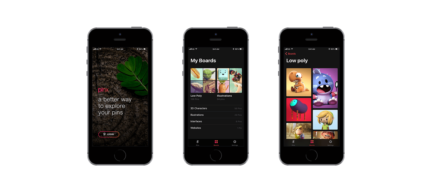 pinx project screenshot