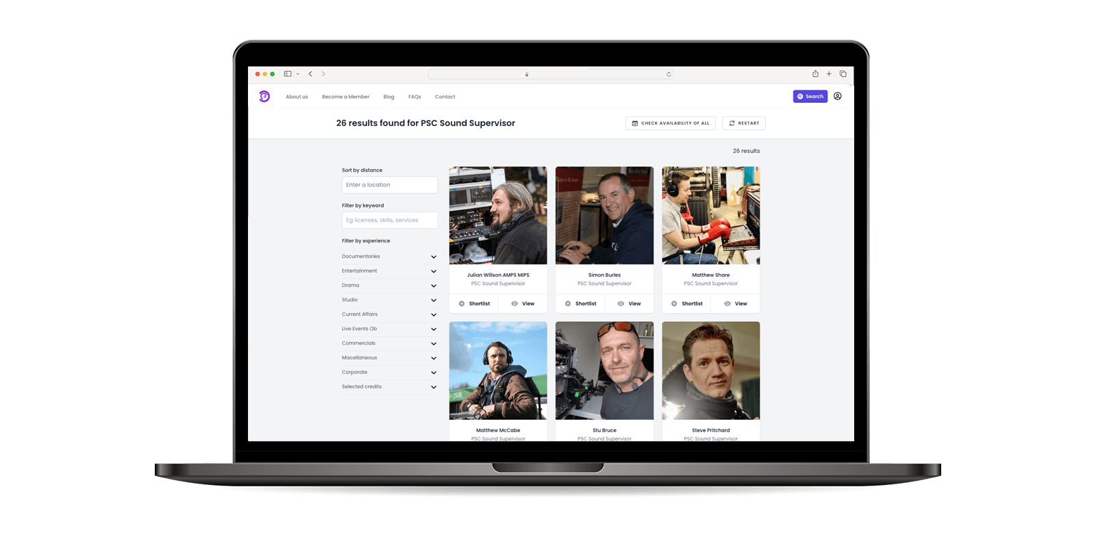 SAB Network project screenshot