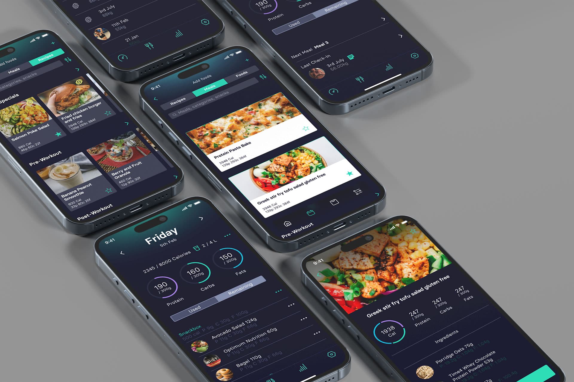 Traact Nutrition project screenshot