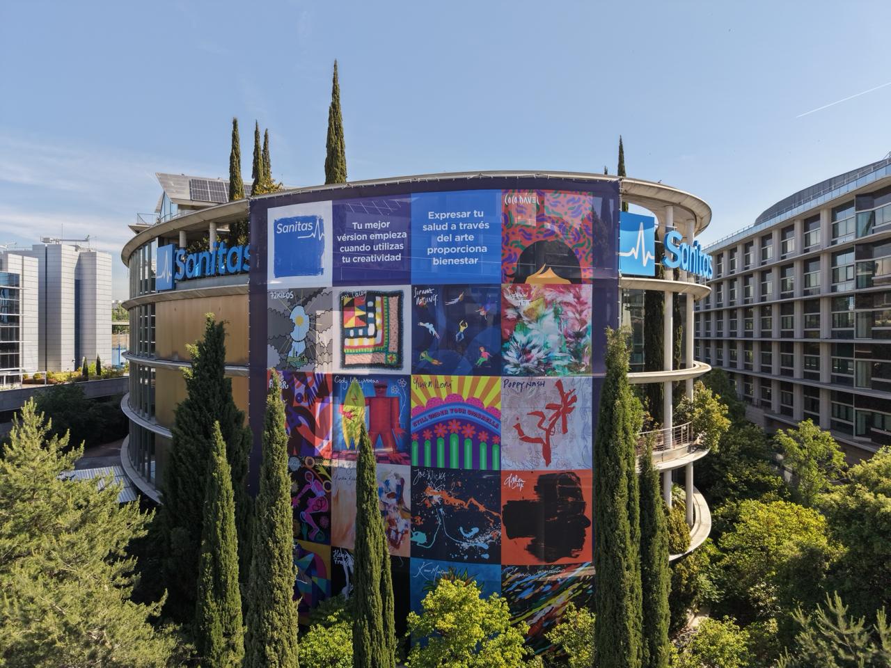Sanitas HQ wrapped in Madrid